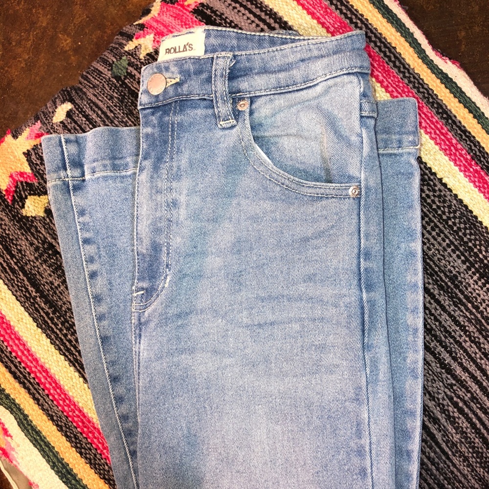Rolla’s flare denim